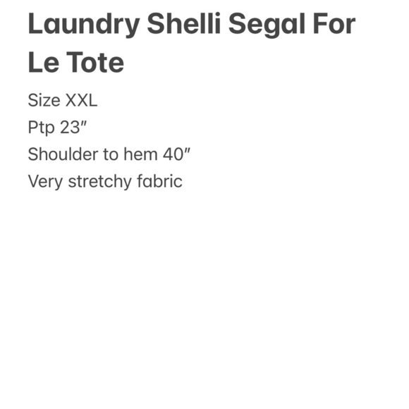 Laundry By Shelli Segal for Le Tote Black and Pink Geometric Dress V-neck XXL - Picture 7 of 7